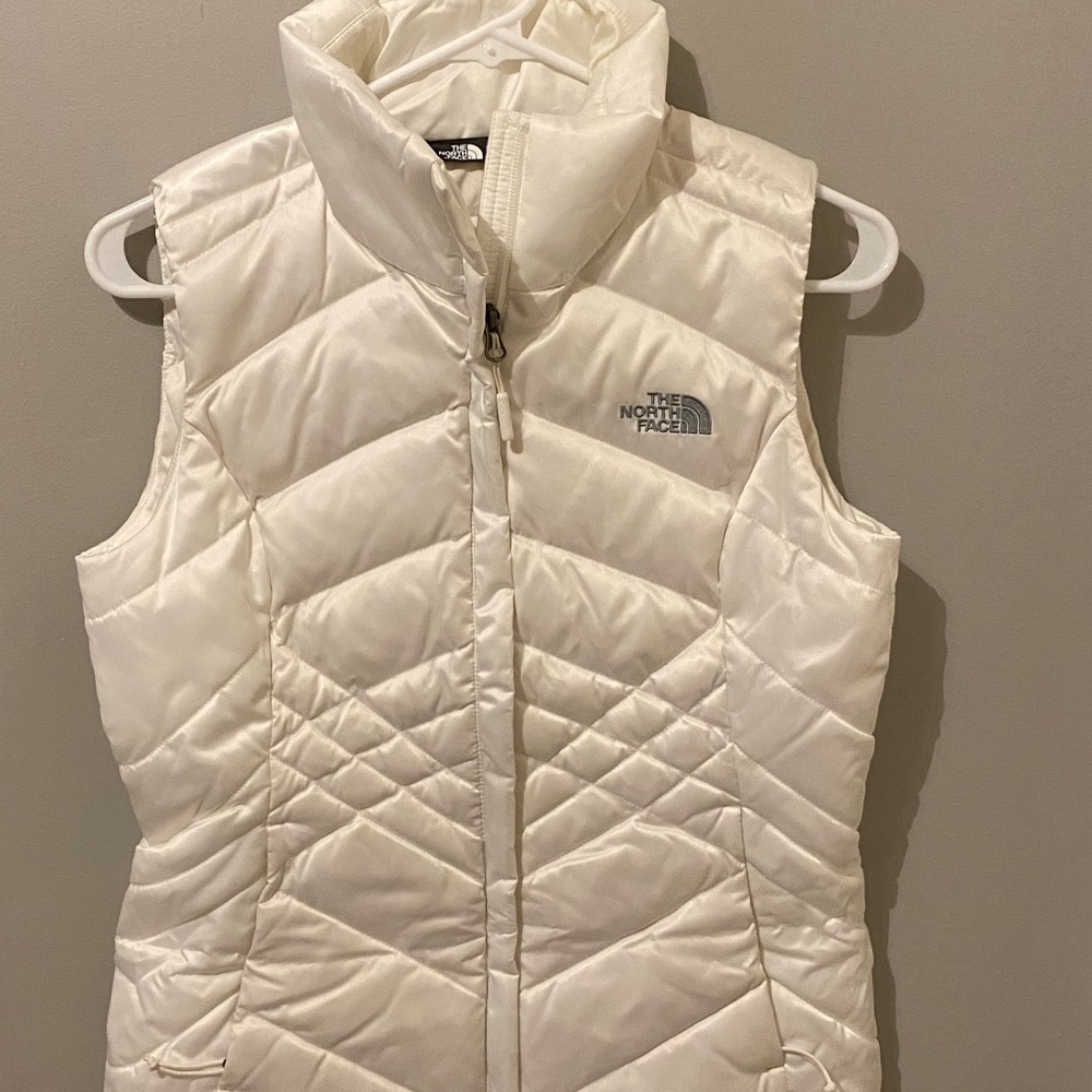 The North face white vest